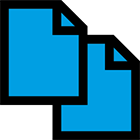 Dubbelzijdig enkele kleur